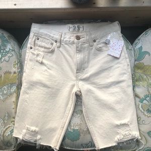 NWT free people Caroline Cutoff Denim Shorts